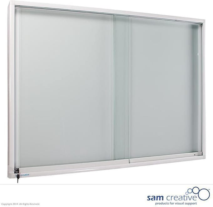 Vitrinekast Whiteboard Pro 67x127 cm