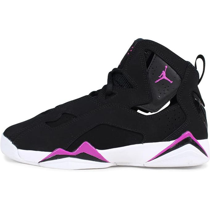 Jordan True Flight Noir Fuchsia Blast Blanc GS 342774-001 43