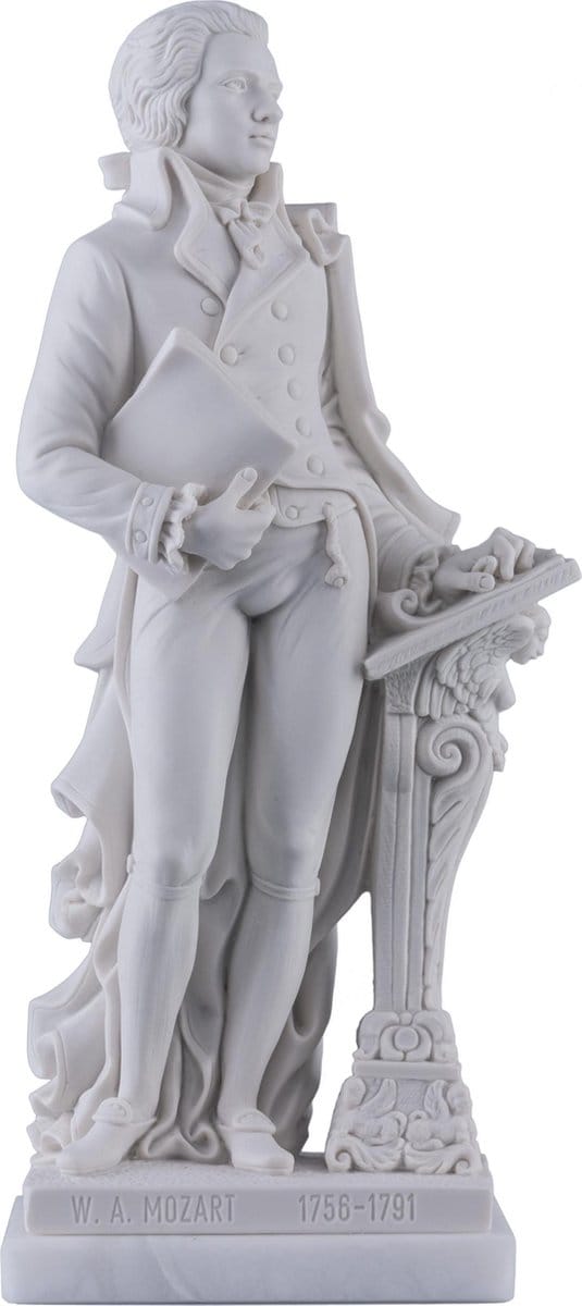 Music Gifts - Albast Standbeeld Mozart 27 cm