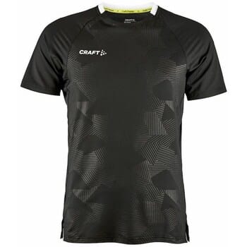 Craft Premier Solid Shirt Korte Mouw Heren - Zwart | Maat: M