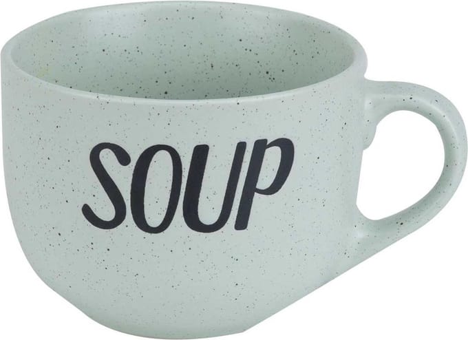 Cosy & Trendy Soepkom - groen - 11 cm - 510 ml - Soepbeker - kommetje - schaaltje