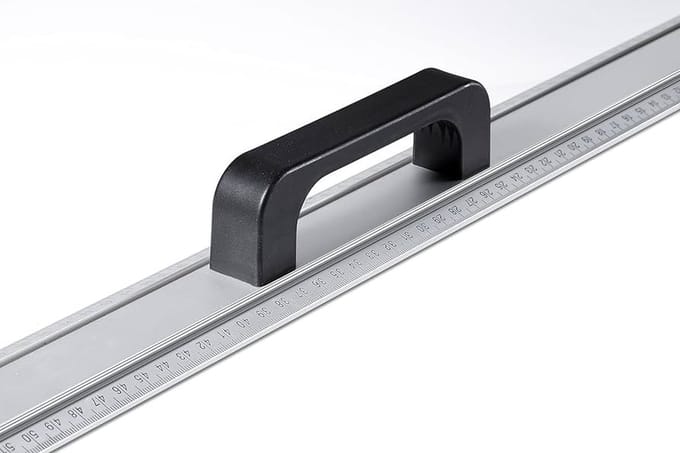 KAPRO-312 Liniaal met handvat - Aluminium - 800mm