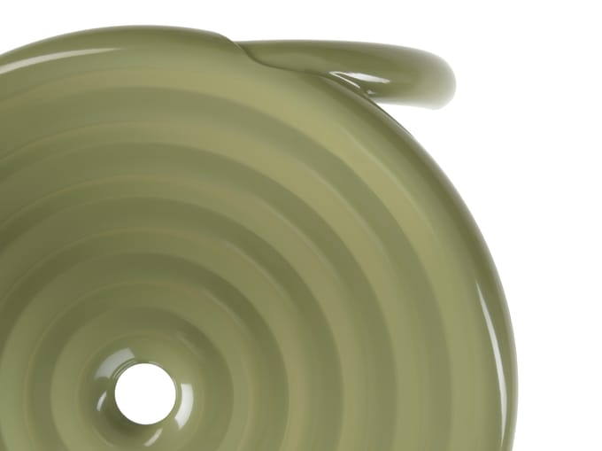 Tom Dixon Groove kruk - moss