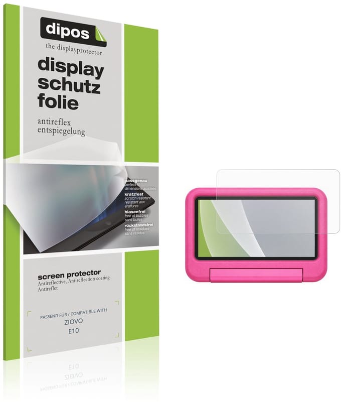 dipos – 2x Matte Beschermfolie geschikt voor ZIOVO E10 | Krasbestendige & antireflecterende Screenprotector Ultra-Thin