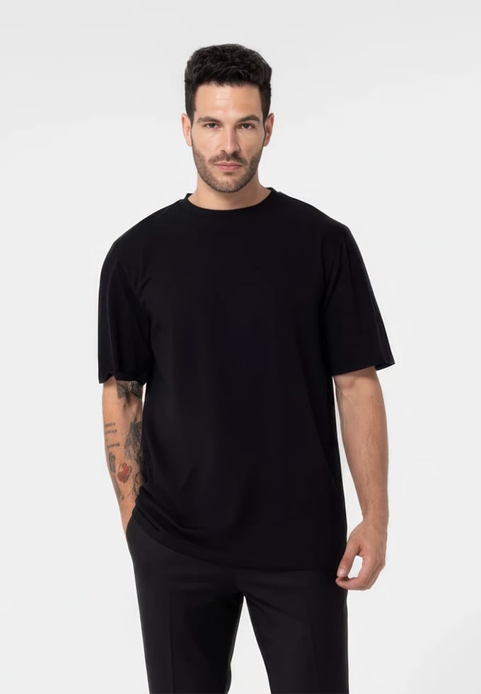 Oversized Premium T-shirt ZWART