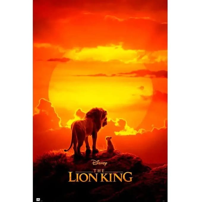 Poster Disney - Lion King One Sheet 61x91,5cm