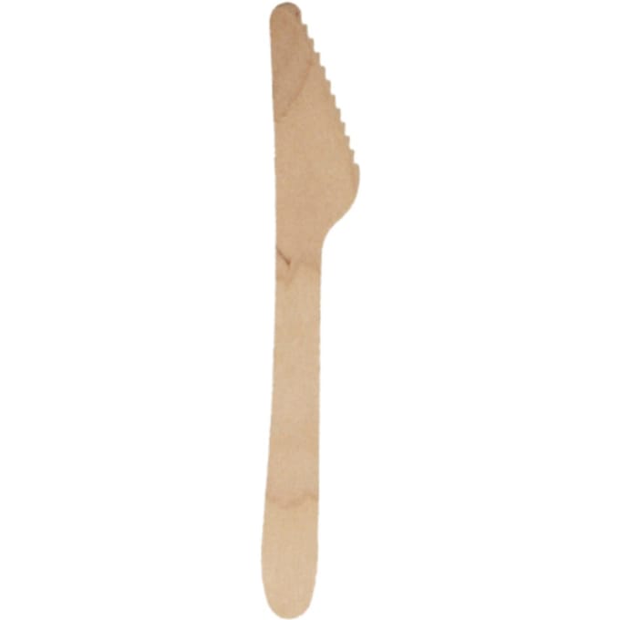 Mes IEZZY 160mm hout 100 stuks