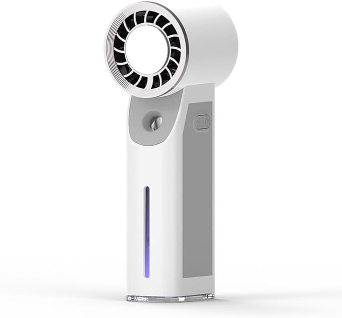 VHV - Handventilator - Mini spray ventilator met waternevel - Multi speed en USB oplaadbaar - Voor woon-werkverkeer en buiten