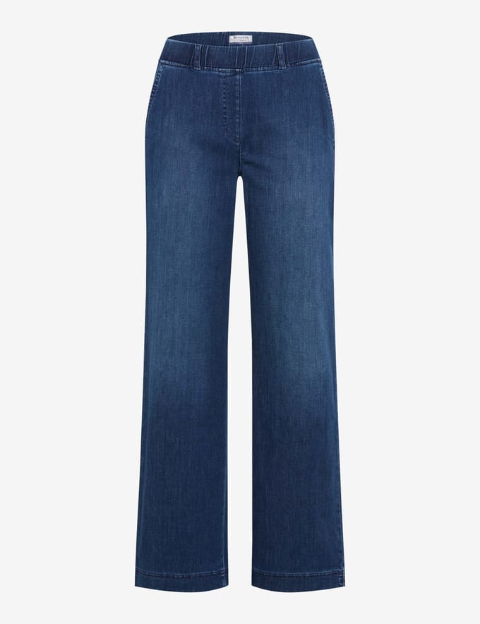 Raphaela by Brax Dames Marlenebroek  Style PAM FLARED STONED SLIGHTLY USED, denim blauw regular, maat 40