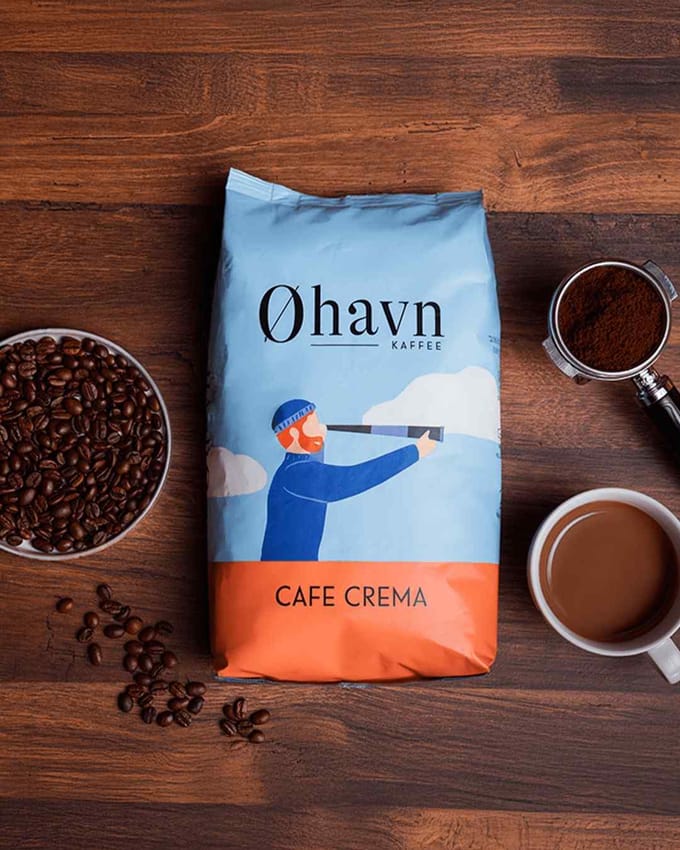 Ohavn KAFFEE Øhavn KAFFEE Cafe Crema 1kg