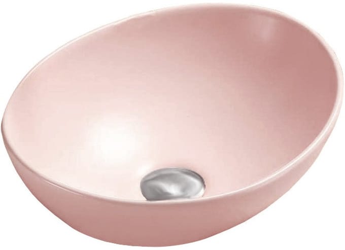 Mexen Elza opzetwastafel 40 x 33 cm, roze mat - 21014044