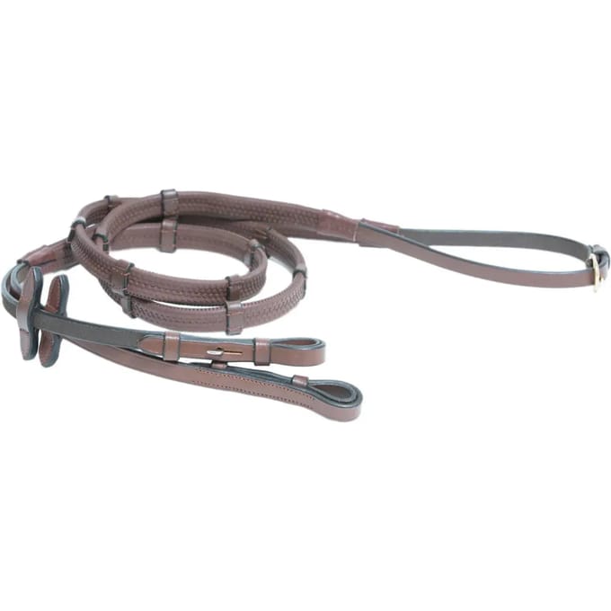 Rubberen paardenteugels HFI Pro Line Parma