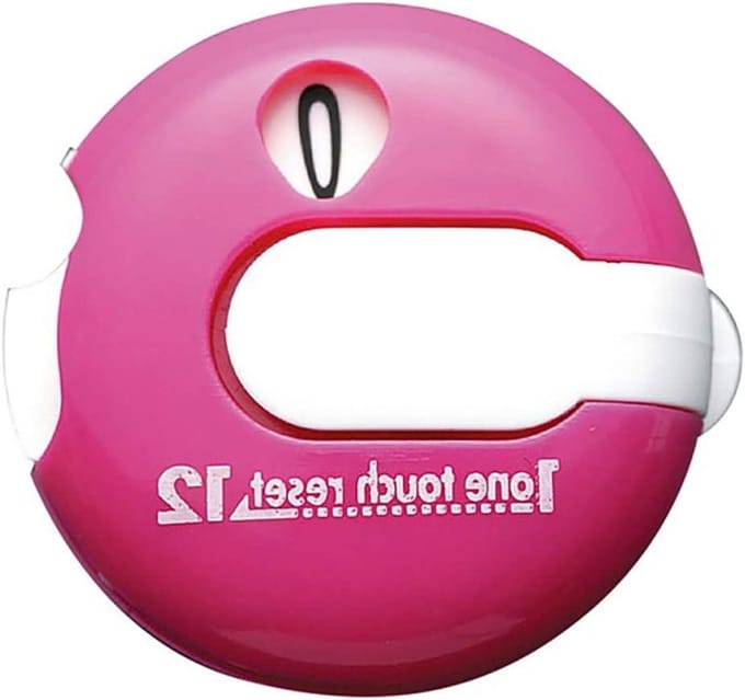 Golf Score Teller - Golf Teller - Score Bijhouden - One Touch Reset - 30mm x 15mm - Zwart