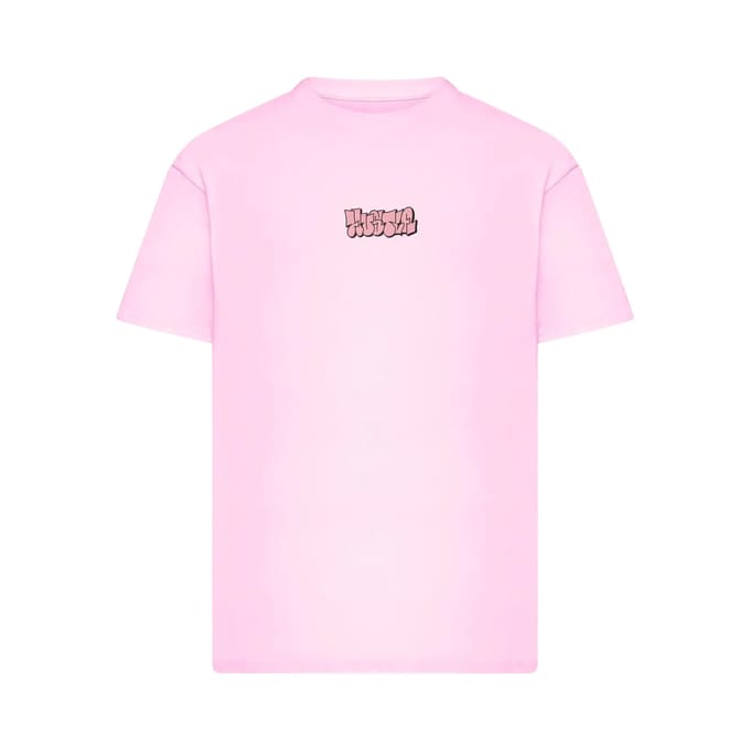 Mister Tee - Crown Car II Oversize Heren Tshirt - L - Roze