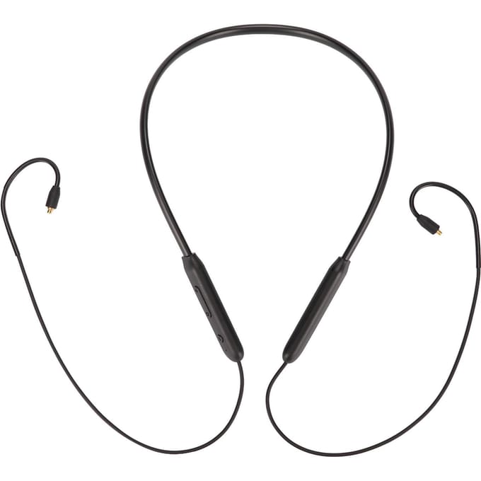 Bluetooth Draadloze MMCX Adapterkabel Lage Latentie Verbeterde BT MMCX Adapterkabel met Microfoon en black