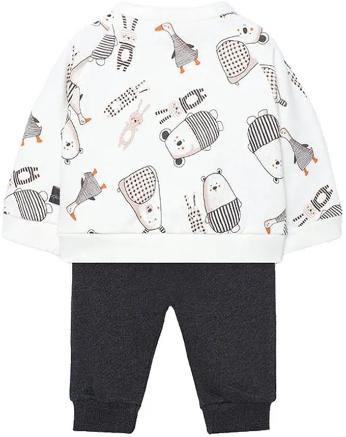 Boboli Knit Set Wit 1 Months Kinderen
