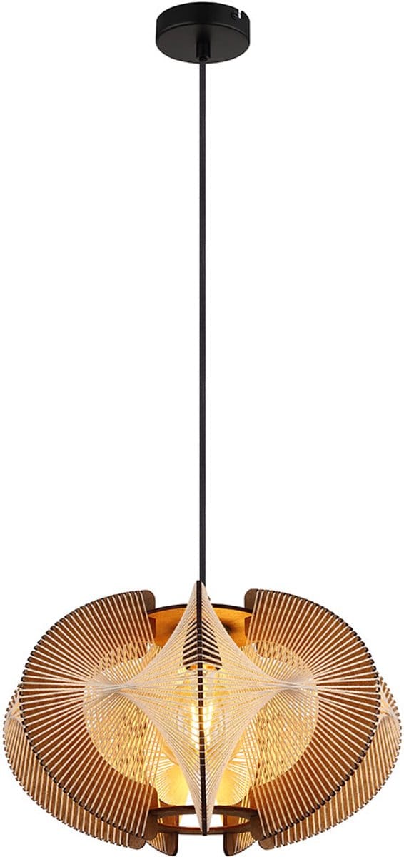 Globo - hanglamp - SAKURA - naturel - jute - Ø 44cm - E27 - 30534446