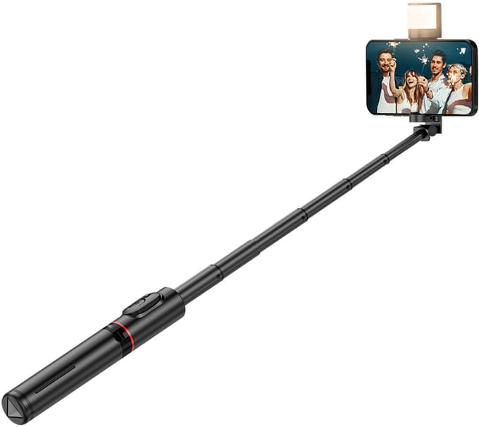 WiWu Selfie Stick en Tripod met Verlichting - Wi-SE003