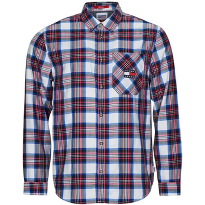 Tommy Jeans  Overhemd Lange Mouw TJM RELAXED FLANNEL SHIRT