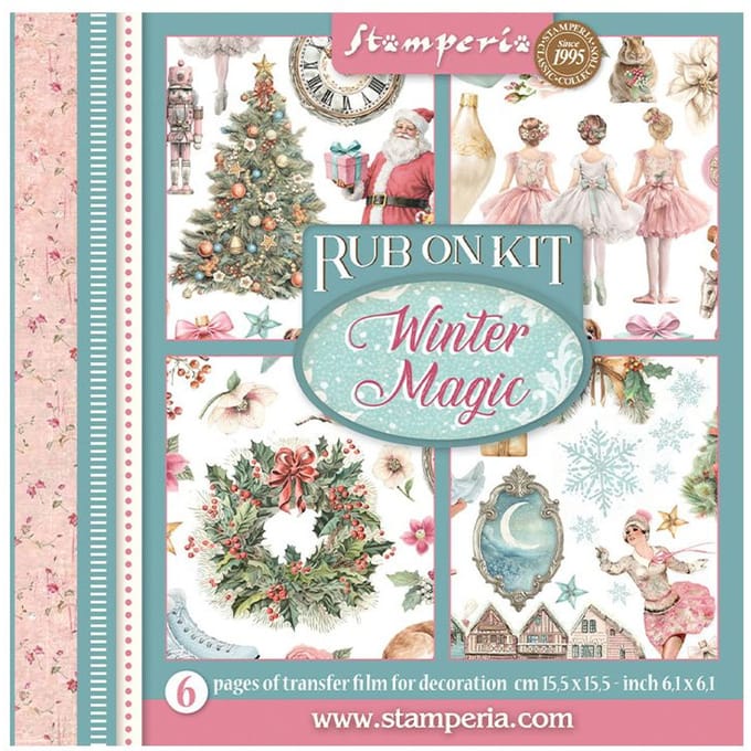 Stamperia Rub On assortiment "Winter Magic"