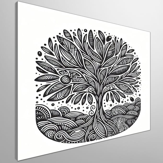 Kunstprint | Wanddecoratie | Canvas | 30 × 30 cm