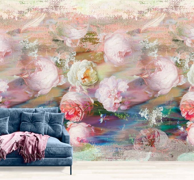 INGK - Glitch Museum Roses - Behang