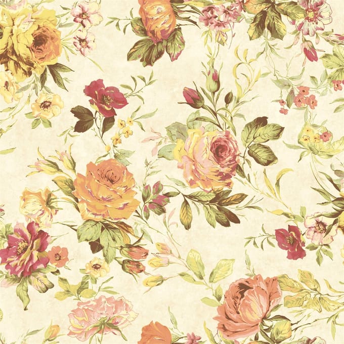 Bloemen Behang 105605 Dubbelbreed