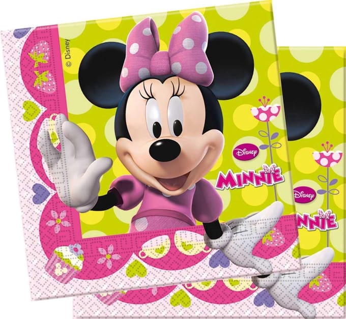 Minnie Mouse Bowtique - Servetten 33x33cm/20st