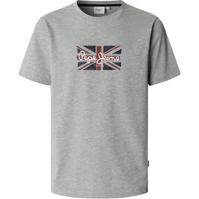 Pepe Jeans Grant T-shirt Met Korte Mouwen Grijs S Man