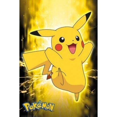GBeye Hole in the Wall Pokémon Maxi Poster-Pikachu Neon (Diversen) Nieuw