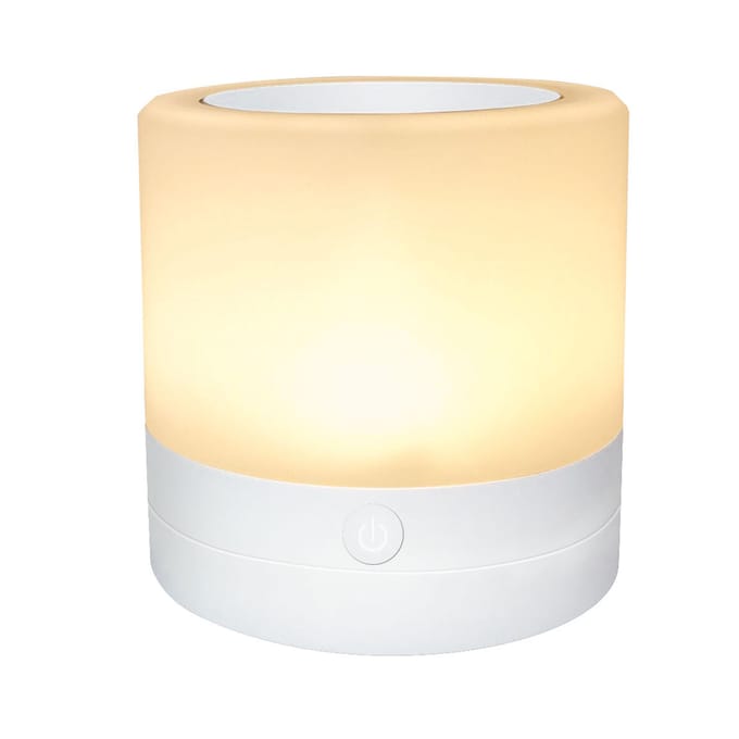 Nachtlampje Bedlamp Aanraaksensor Multi-kleuren Lichtschakelaar Helderheid Instelbaar wit