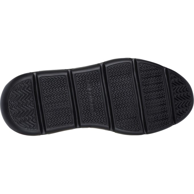 Skechers Garza Sully Leer Heren Cacao Veterschoenen