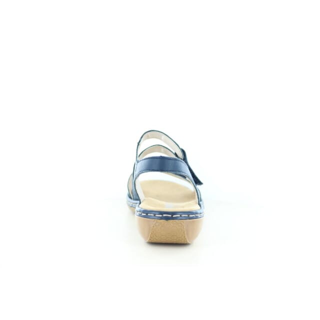 Rieker Sandaal 659C7-16 Blauw Zacht Voetbed
