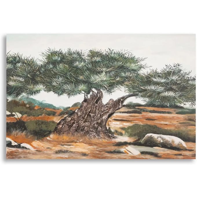 Muurdecoratie olijfboom schilderij op canvas Mauro Ferretti B