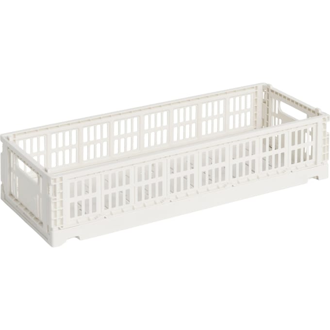 HAY Kleurkrat Mand Mini Langwerpig - off white