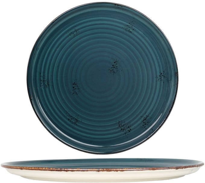 By Bone Pizzabord - Harmony Tropical - Porselein - 32 cm - set van 2