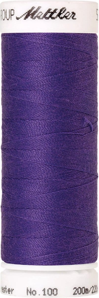 Amann Mettler Seralon Naaigaren – Iris Blue (0030) – 200 m – No. 100 – 100% Polyester – Per Stuk