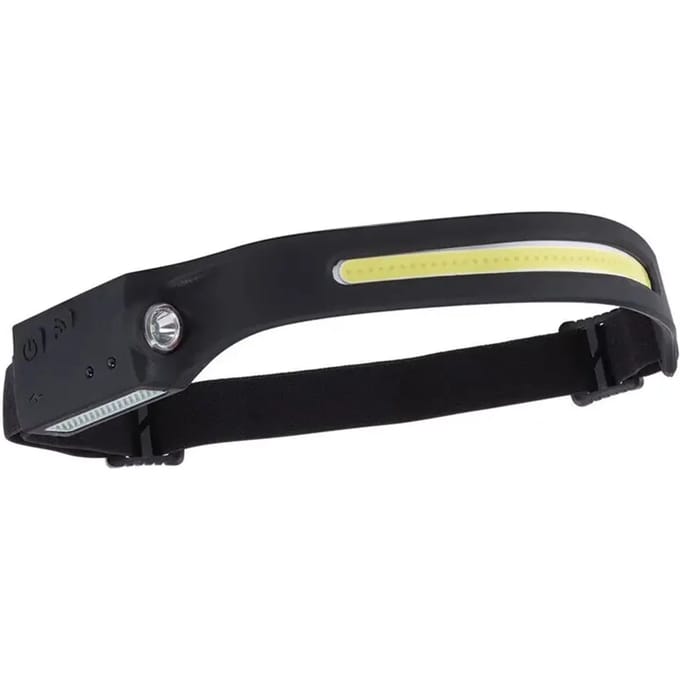 Oplaadbare 2-in-1 hoofdlamp, LED COV met sensor Draper