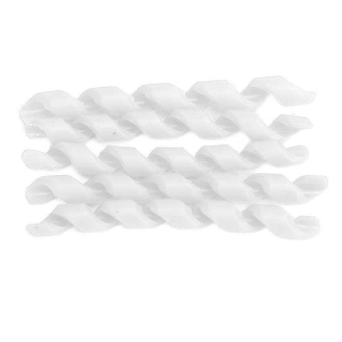 5 Stuks Fietslijn Beschermer Schroefdraad TPR Elastisch Rubber Eenvoudige Installatie FietsaccessoiresWit white