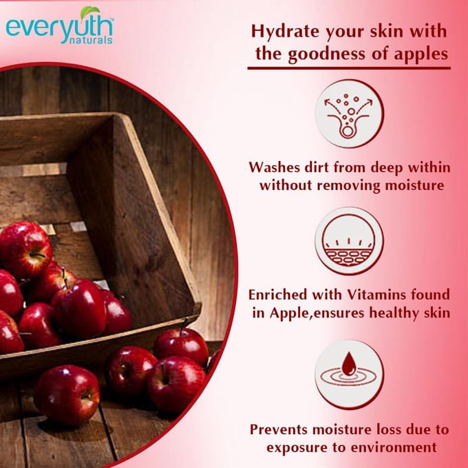 Everyuth Naturals Hydraterende Fruit Gezichtsreiniger 50 g Pak van 2 Milde Hydraterende Reiniger voor Vrouwen blue