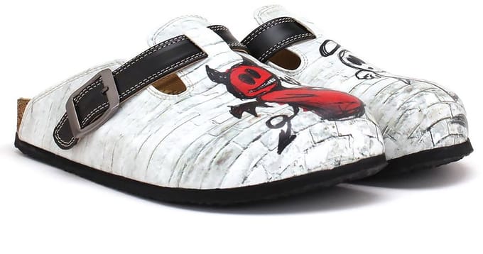 Goby – Brick Devil Dames Clogs – Vegan – Handmade – Maat 36