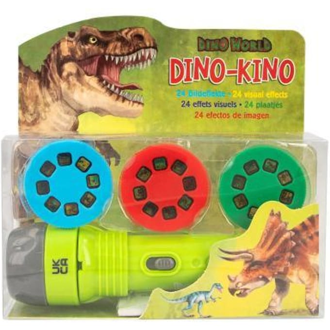 Depesche - Dino World zaklantaarn met plaatjes