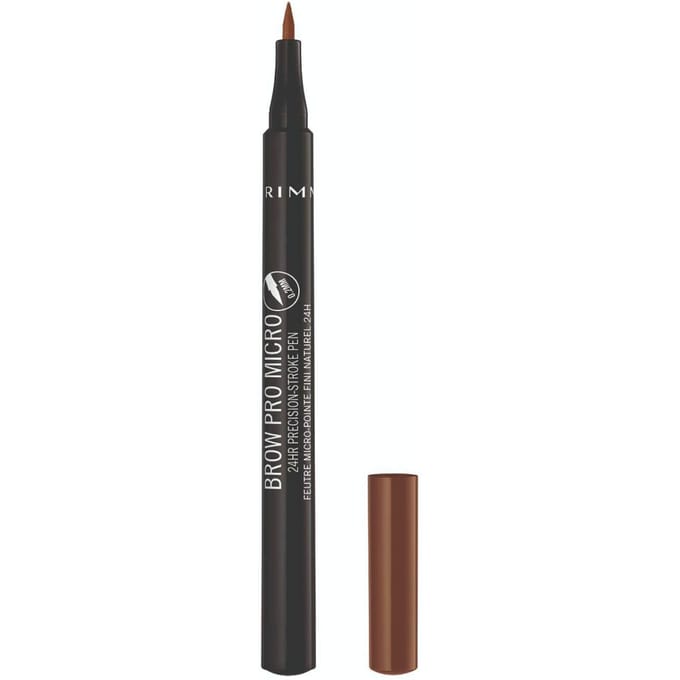 Rimmel Brow Pro Micro 24HR Precision-Stroke Pen 1ml (Various Shades) - 002 Honey Brown