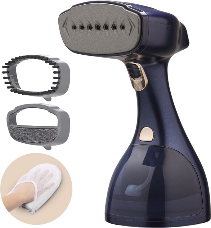 CRLYN® Stomer Kleding - Steamer - Kledingstomer - Handstomer - Zwart
