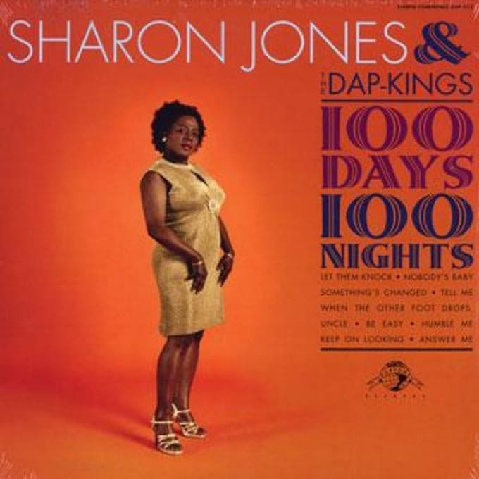 LP Plaat SHARON JONES, DAP KINGS - 100 Days. 100 Nights DAP012 Daptone Records 2007 VS Soul/Funk