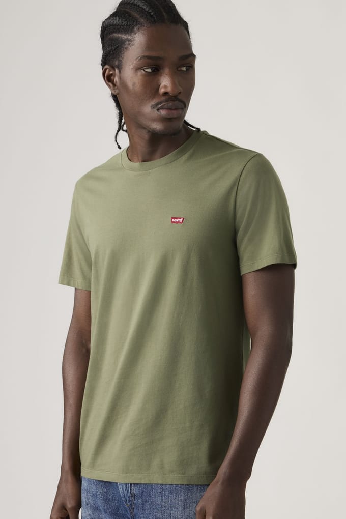 Levi's Classic Housemark Tee Maat: XL | Basic T-Shirts Outlet | Heren | Groen