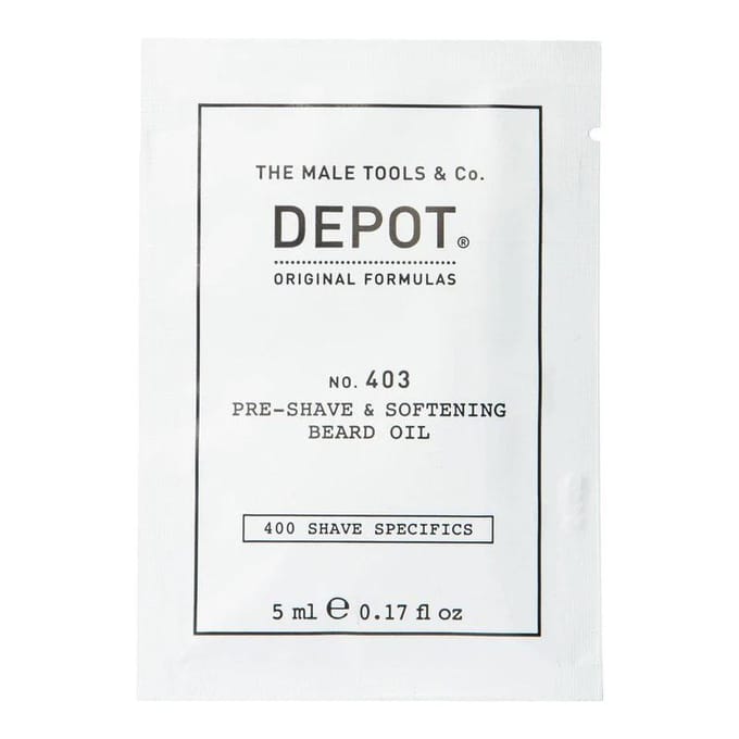 Dépôt, 400 Spécificités Rasage Non. 403, Amande Douce, Adoucissante, Huile de Prépargement, 5 ml