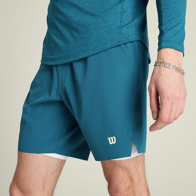 Wilson Tournament 7in Shorts Heren-blauw