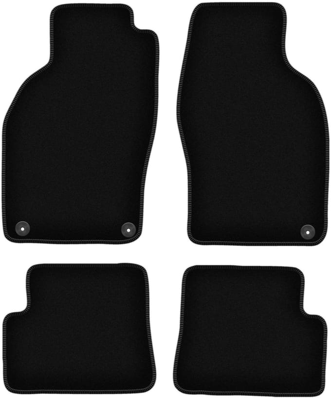BASIC zwarte veloursmatten voor: Saab 9-3 I cabrio (1998-2003)