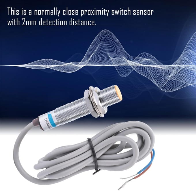 2mm LJ12A32ZEX Inductieve Naderingsschakelaar DC 2-draads Normaal Gesloten white